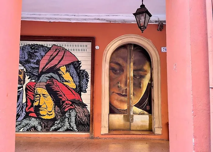 Poesia Nel Centro Di Bolonia